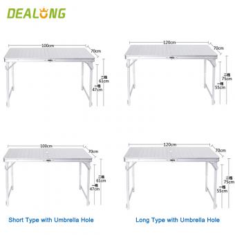 Picnic Portable Aluminum Table and Chair Combo